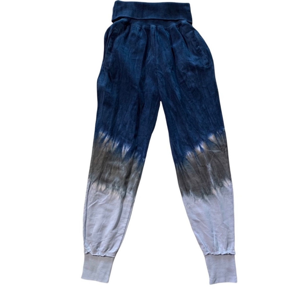 Young Fabulous & Broke Tie Dye Jogger Lounge Pants BLUE SIZE SMALL